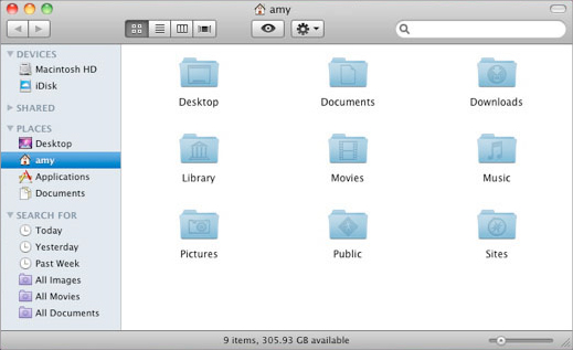 Where is the app folder on a mac